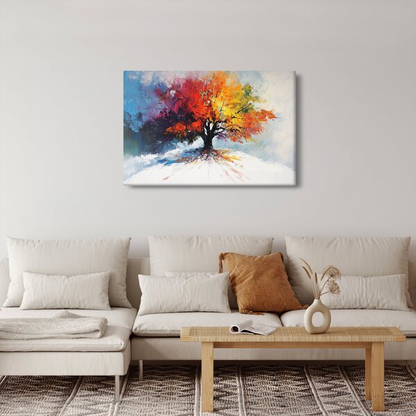 Kép - Színes fa (90x60 cm)