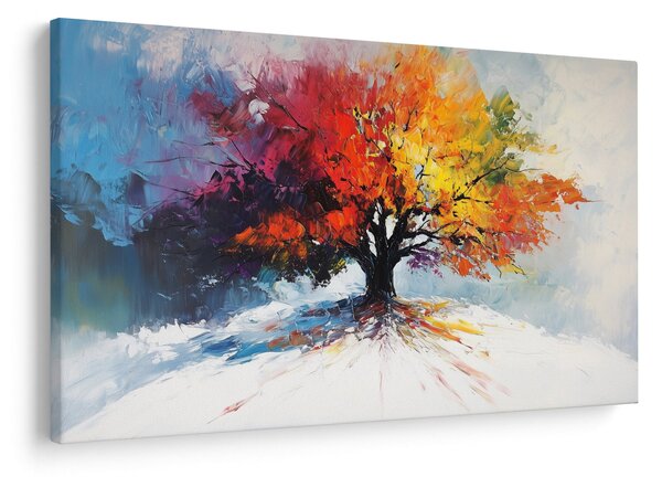 Kép - Színes fa (90x60 cm)