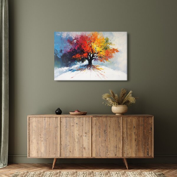 Kép - Színes fa (90x60 cm)