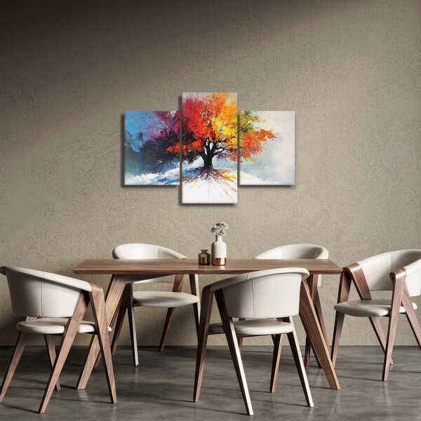 Kép - Színes fa (90x60 cm)