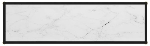 Fehér edzett üveg tálalóasztal 120 x 35 x 75 cm