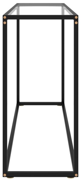 Átlátszó edzett üveg tálalóasztal 120 x 35 x 75 cm