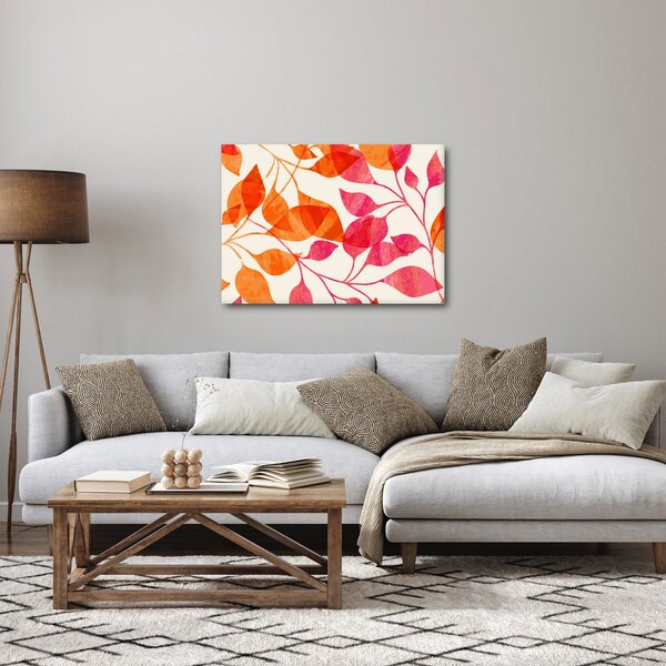 Kép - Narancssárga levelek (70x50 cm)