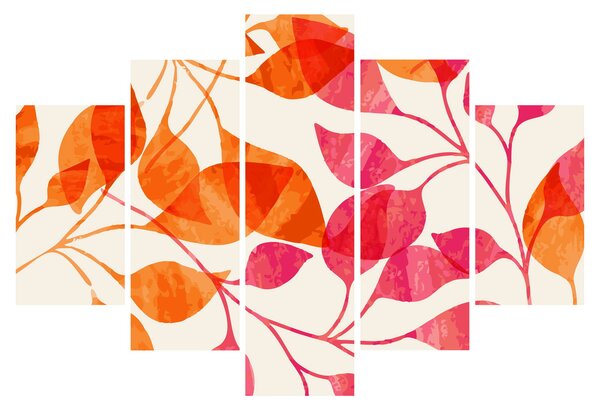 Kép - Narancssárga levelek (150x105 cm)