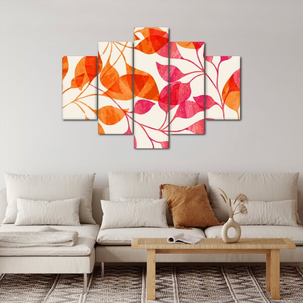 Kép - Narancssárga levelek (150x105 cm)