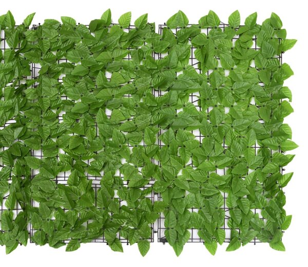 Zöld leveles erkélyparaván 200 x 100 cm