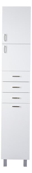 Viva STYLE fürdőszobai ÁLLÓSZEKRÉNY 192 magas szennyestartós - JOBBOS - 35 x 28 x 192 cm