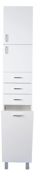 Viva STYLE fürdőszobai ÁLLÓSZEKRÉNY 192 magas szennyestartós - JOBBOS - 35 x 28 x 192 cm