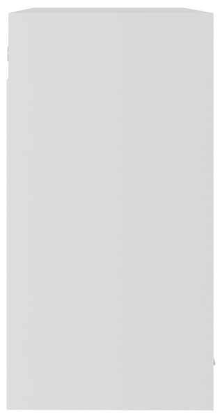 “Lyon” fehér szerelt fa függő üvegszekrény 80 x 31 x 60 cm
