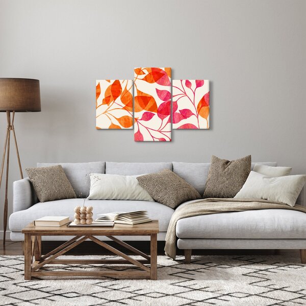 Kép - Narancssárga levelek (90x60 cm)