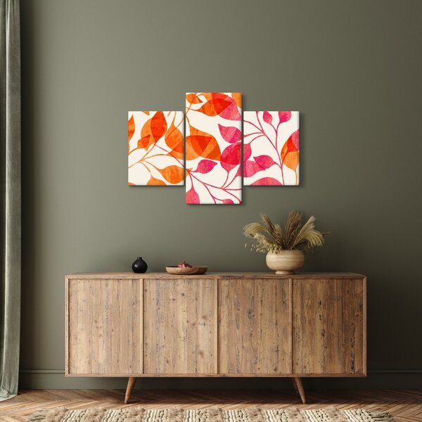 Kép - Narancssárga levelek (90x60 cm)