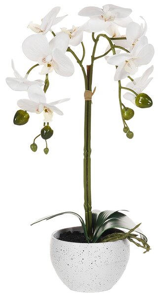 Műnövény ORCHID 42 cm Fehér