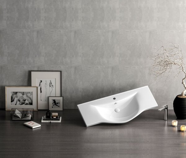 Sanovit ALBATROS - porcelán mosdókagyló - 100 x 46,5 cm