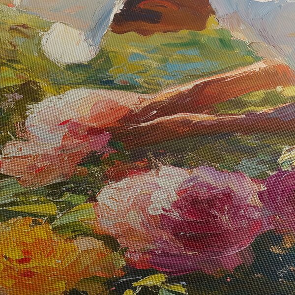 Kép - Kertész (órával) (90x30 cm)