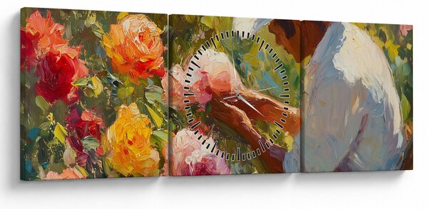Kép - Kertész (órával) (90x30 cm)