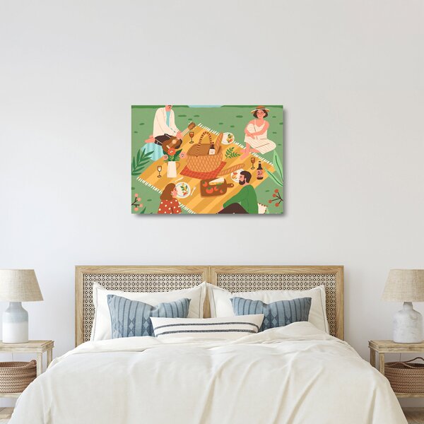Üveg kép - Nyári szerelem (70x50 cm)