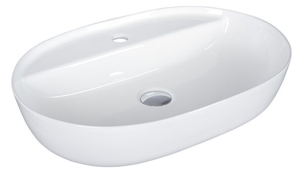 Eros ROCK 5 - PULTRA ültethető - Top Counter - porcelán mosdó - 60 x 40 cm