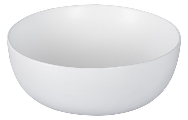 Eros RAISE - PULTRA ültethető - Top Counter - porcelán mosdó - MATT FEHÉR - O - Ø 41 cm