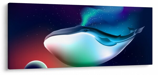 Kép - Egy bálna az űrben (120x50 cm)