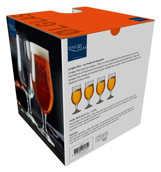 Juvel 4 db-os söröspohár készlet, 490 ml - Lyngby Glas