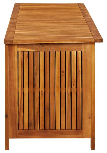 Tömör akácfa kerti tárolóláda 175 x 50 x 58 cm