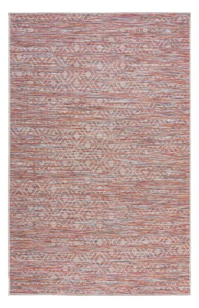 Sunset piros-bézs kültéri szőnyeg, 200 x 290 cm - Flair Rugs