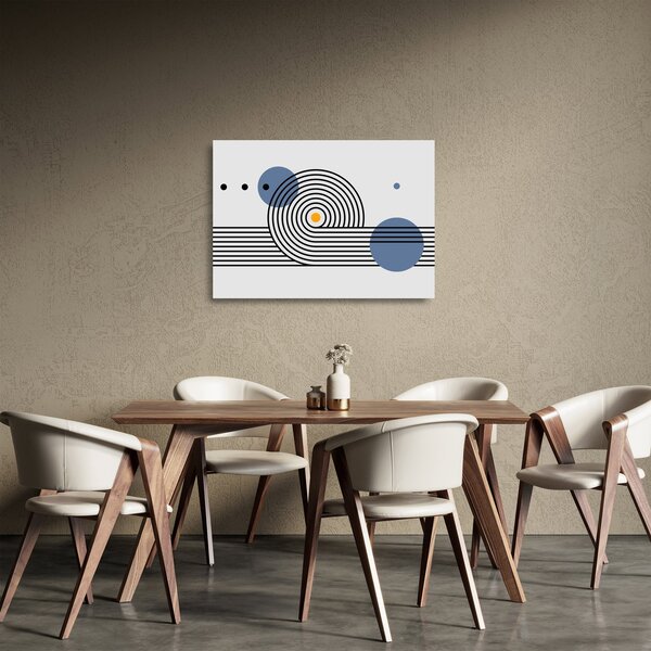 Üveg kép - Minimalista absztrakció N⁰1 (70x50 cm)