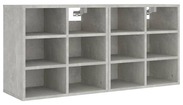 2 db betonszürke cipősszekrény 52,5 x 30 x 50 cm