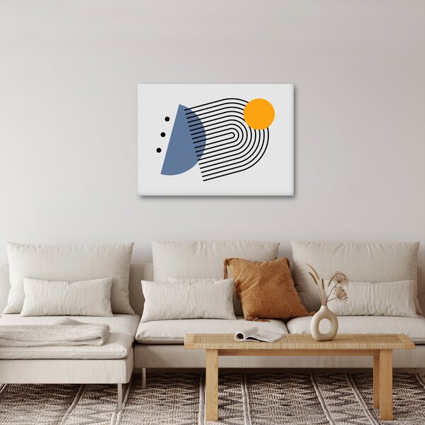 Kép - Minimalista absztrakció N⁰2 (70x50 cm)