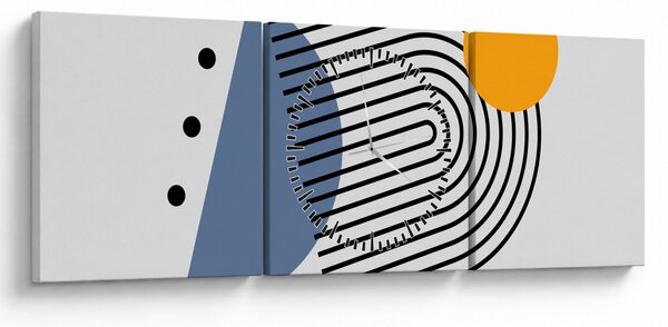 Kép - Minimalista absztrakció N⁰2 (órával) (90x30 cm)