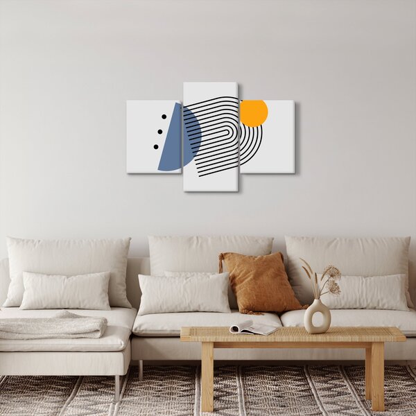 Kép - Minimalista absztrakció N⁰2 (90x60 cm)
