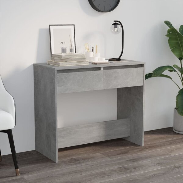 Betonszürke szerelt fa tálalóasztal 89x41x76,5 cm
