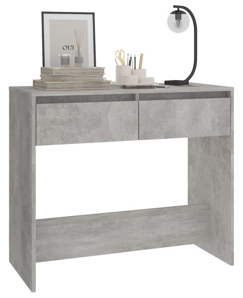 Betonszürke szerelt fa tálalóasztal 89x41x76,5 cm