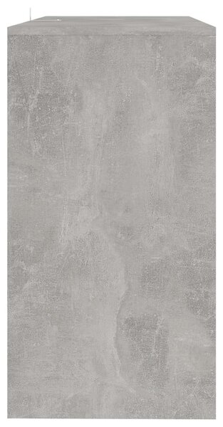 Betonszürke szerelt fa tálalóasztal 89x41x76,5 cm