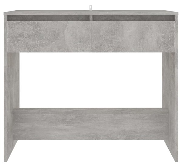 Betonszürke szerelt fa tálalóasztal 89x41x76,5 cm