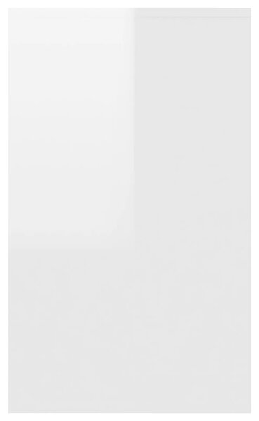 Fehér szerelt fa tálalószekrény 3 fiókkal 120x41x75 cm
