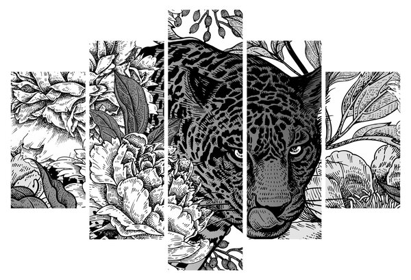 Kép - Egzotikus kert (150x105 cm)