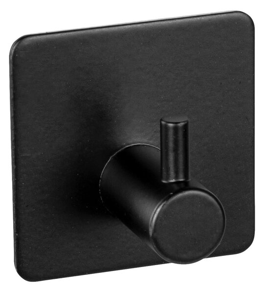 Fekete öntapadós rozsdamentes acél akasztó szett 2 db-os Black Outdoor Kitchen Ureo – Wenko