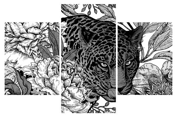 Kép - Egzotikus kert (90x60 cm)