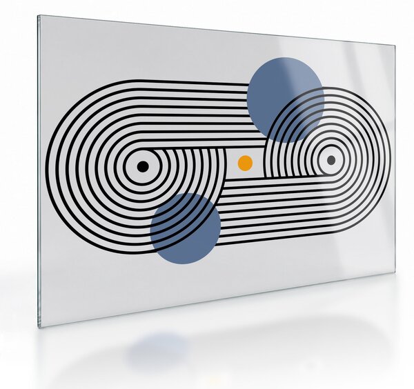Üveg kép - Minimalista absztrakció N⁰3 (70x50 cm)