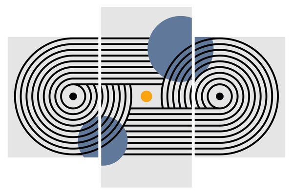 Kép - Minimalista absztrakció N⁰3 (90x60 cm)