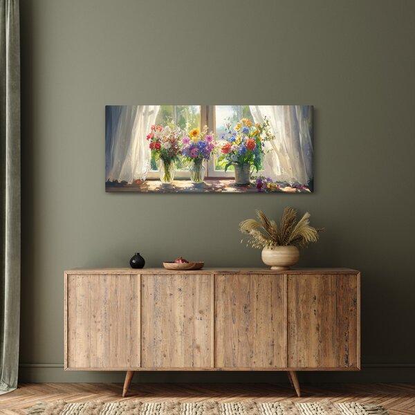 Kép - Csokor az ablaknál (120x50 cm)