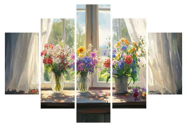 Kép - Csokor az ablaknál (150x105 cm)