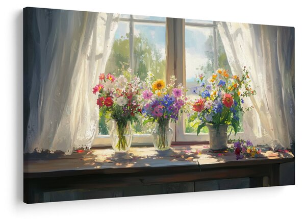Kép - Csokor az ablaknál (90x60 cm)
