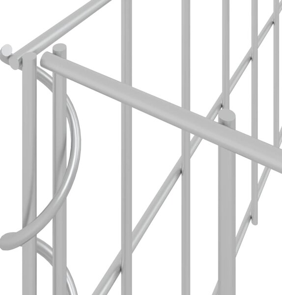 VidaXL horganyzott acél gabion magaságyás 600 x 100 x 20 cm