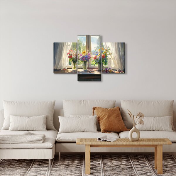 Kép - Csokor az ablaknál (90x60 cm)