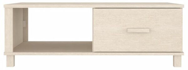 HAMAR mézbarna tömör fenyőfa dohányzóasztal 100 x 55 x 35 cm