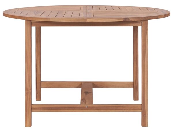 VidaXL tömör tíkfa kerti étkezőasztal Ø110 x 75 cm