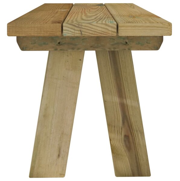 Impregnált tömör fenyőfa kerti pad 110 cm