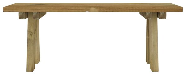 Impregnált tömör fenyőfa kerti pad 110 cm